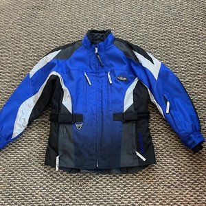 Coldwave Hi Altitude WOMEN'S Snowmobile Jacket  Color Blue and Black and Silver